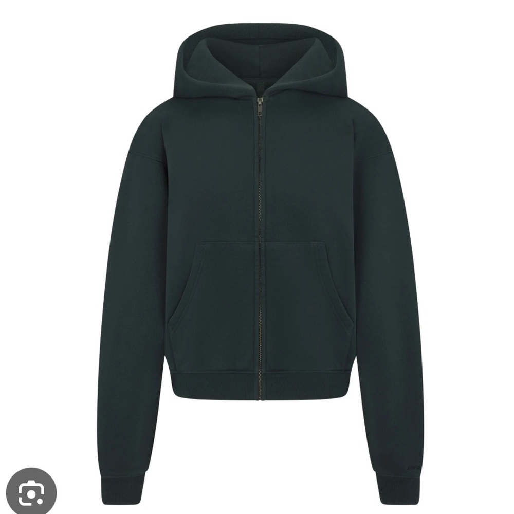 SKIMS Spruce Cotton Fleece Hoodie NWT Sz Small